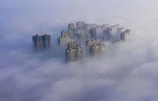 تصویری دیدنی از آسمان خراش‌های چین
