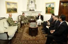 گفتگوی رییس جمهور با فرمانده نیروهای خارجی درباره روند صلح