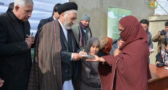 کمک رسانی به صدها خانواده بیجاشده در ساحه دیوان بیگی شهر کابل
