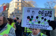 تصاویر/ جدیدترین اعتراضات جنبش واسکت زردها در فرانسه