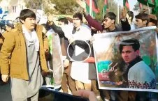 ویدیو/ تظاهرات ترکمن‌های شهر مزارشریف