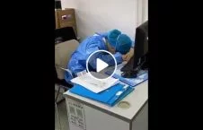 ویدیو/ وضعیت داکتران چینایی در مراقبت از مبتلایان به ویروس کرونا