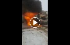 ویدیو سوختن طیاره امریکا آتش طالبان 226x145 - ویدیو/ لحظه سوختن طیاره امریکایی در آتش طالبان