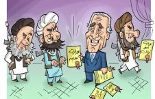 کاریکاتور/ خلیل‌زاد، طالبان و صلح!