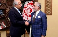 دیدار رییس شورای عالی مصالحه‌ ملی با فرستاده خاص امریکا برای صلح افغانستان