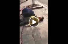 ویدیو/ حمله پولیس چین به یک زن مبتلا به ویروس کرونا