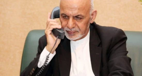 گفتگوی تلیفونی رییس جهمور غنی با وزیر امور خارجه ایران