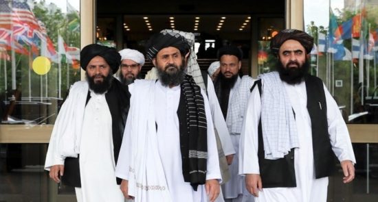 طالبان 1 550x295 - اعلامیه هشدار آمیز طالبان در پیوند به حملات نیروهای امریکایی در ننگرهار و هلمند