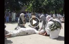 ویدیو/ وقتی دختر و پسر عاشق به دست طالبان می افتند!