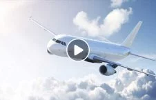 ویدیو/ فرود ماهرانه طیاره مسافربری در لندن