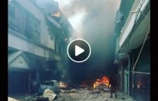 ویدیو/ تصاویر اولیه از سقوط طیاره پاکستانی