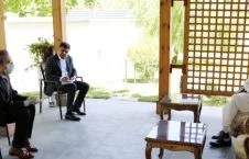 دیدار رییس جمهور غنی با سفیر اتحادیۀ اروپا در افغانستان