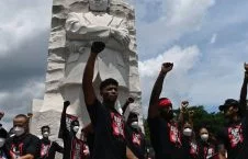 تصاویر/ تداوم اعتراضات به نژادپرستی در ایالات متحده امریکا