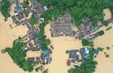 تصاویر/ جاری شدن سیلاب های مرگبار در جنوب چین