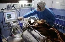 ویدیویی تکان دهنده از خفه کردن مریض کرونایی در شفاخانه