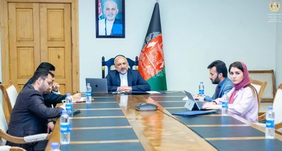 گفتگوی سرپرست وزارت امور خارجه با شارژدافیر سفارت امریكا مقیم کابل