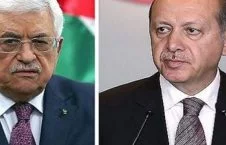 گفتگوی رییس جمهور ترکیه با رییس تشکیلات خودگران فلسطین