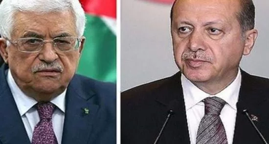 گفتگوی تلیفونی رییس‌جمهور ترکیه با رییس اداره خودگردان فلسطین