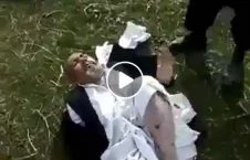 ویدیو/ شکنجه ظالمانه یک ریش سفید بی پناه توسط طالبان