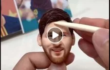 ویدیو/ مهارت فوق العاده در ساخت چهره واقعی لیونل مسی