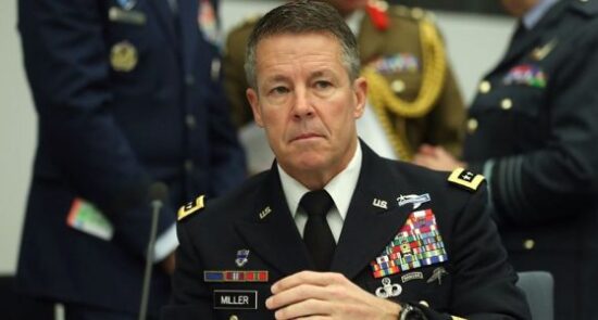 تأکید جنرال اسکات میلر بر تداوم حمایت‌ نیروهای خارجی از نظامیان افغان