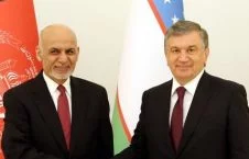 عید مبارکی رییس جمهور اوزبیکستان با رییس جمهور غنی