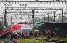 تصاویر/ برخورد وحشتناک دو قطار در روسیه