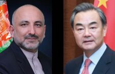 وانگ یی محمد حنیف اتمر 226x145 - اعلام حمایت چین از رهبری روند صلح توسط دولت افغانستان