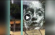 ویدیو هنری شکستن شیشه 226x145 - ویدیو/ خلق اثر هنری عجیب با شکستن شیشه
