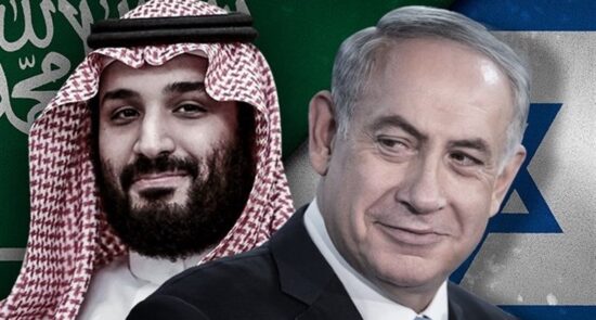 اسراییل عربستان 550x295 - نقش عربستان در عادی سازی روابط کشورهای اسلامی با اسراییل
