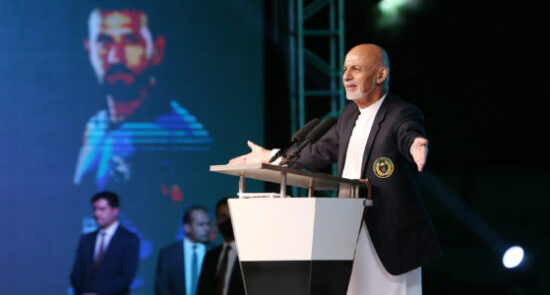 مشروح سخنان رییس جمهوری اسلامی افغانستان در مراسم افتتاح مسابقات لیگ کرکت