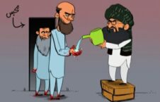 طالبان 1 226x145 - کاریکاتور/ رهایی زندانیان طالبان با دست های خون آلود