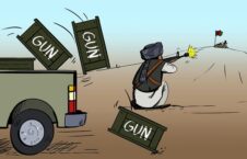 طالبان سلاح2 226x145 - کاریکاتور/ سلاح طالبان از کجا تامین می‌شود؟