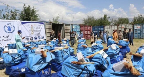 تلاش برنامه غذایی جهان برای افزایش کمک های مالی به سیلاب‌زدگان در افغانستان