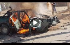 ویدیو/ خسارات به‌‌جا مانده از انفجار ماین مقناطیسی در کابل