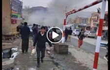 ویدیو/ صحنه های وحشت و فرار مردم پس از انفجار در بامیان
