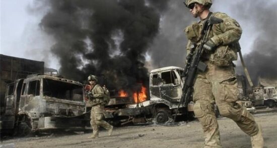 جنگ افغانستان 550x295 - پیام سخنگوی وزارت خارجه چین درباره تلفات جنگ در افغانستان