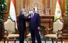 دیدار رییس شورای عالی مصالحه ملی با رییس جمهور تاجکستان