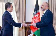 محمد حنیف اتمر تاکاشی اوکادا 226x145 - دیدار وزیر امور خارجه با سفیر جدید التقرر جاپان برای افغانستان