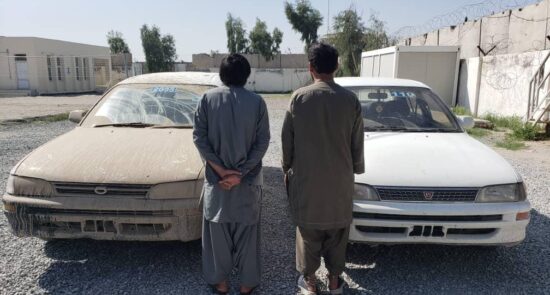 موتر دزدی 550x295 - شناسایی یک ایستگاه موترهای دزدی شده در ولایت پروان
