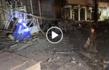 ویدیو/ خسارات برجای مانده از موتر بم‌گذاری شده در مرکز ولایت پکتیا