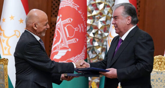 امضای پنج تفاهمنامه همکاری و یادداشت تفاهم میان افغانستان و تاجکستان