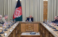 دیدار رییس جمهوری اسلامی افغانستان با قوماندان فرماندهی مرکزی اردوی امریکا