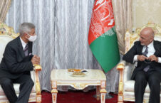 اشرف غنی سابرامانیام جایشنکر 226x145 - دیدار رییس جمهوری اسلامی افغانستان با وزیر امور خارجه هند