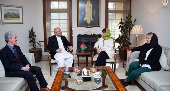 دیدار وزیر امور خارجه با نماینده خاص سرمنشی سازمان ملل برای افغانستان