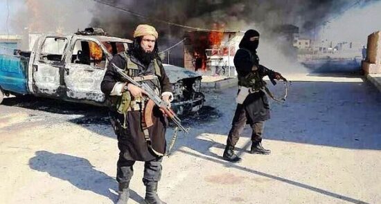 داعش 550x295 - افزایش نگرانی ها از گسترش تهدیدات داعش در شهرهای مختلف عراق