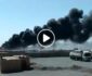 ویدیو/ لحظه وقوع آتش‌سوزی در گمرگ میل 78 فراه