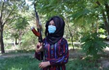 تصویر/ عزم دختر شجاع جوزجانی برای مبارزه با طالبان