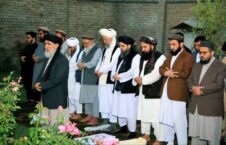 گلبدین حکمتیار طالبان نماز 226x145 - تصویر/ طالبان و ادای نماز به امامت گلبدین حکمتیار