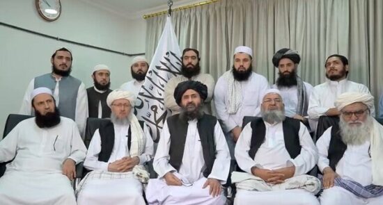 کابینه طالبان 550x295 - شرط روسیه برای به رسمیت‌ شناختن کامل حکومت طالبان